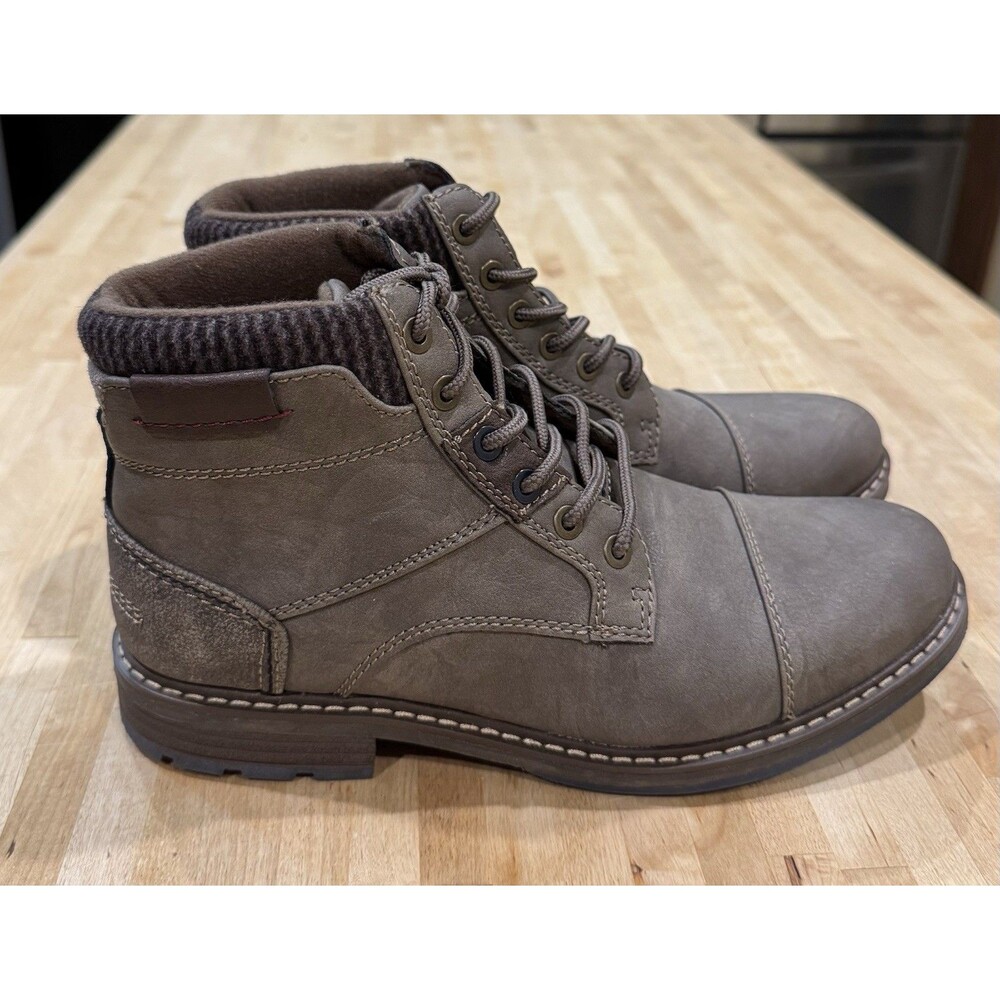 Mishansha Women's Hiking Boots US Size 9.5 Ankle Lace-Up Snow Winter Brown EUC